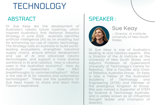 [活動訊息: 專題演講] 2025/03/07 Australia’s National Robotics Strategy and AI as an enabling technology 台大資工系101階梯教室